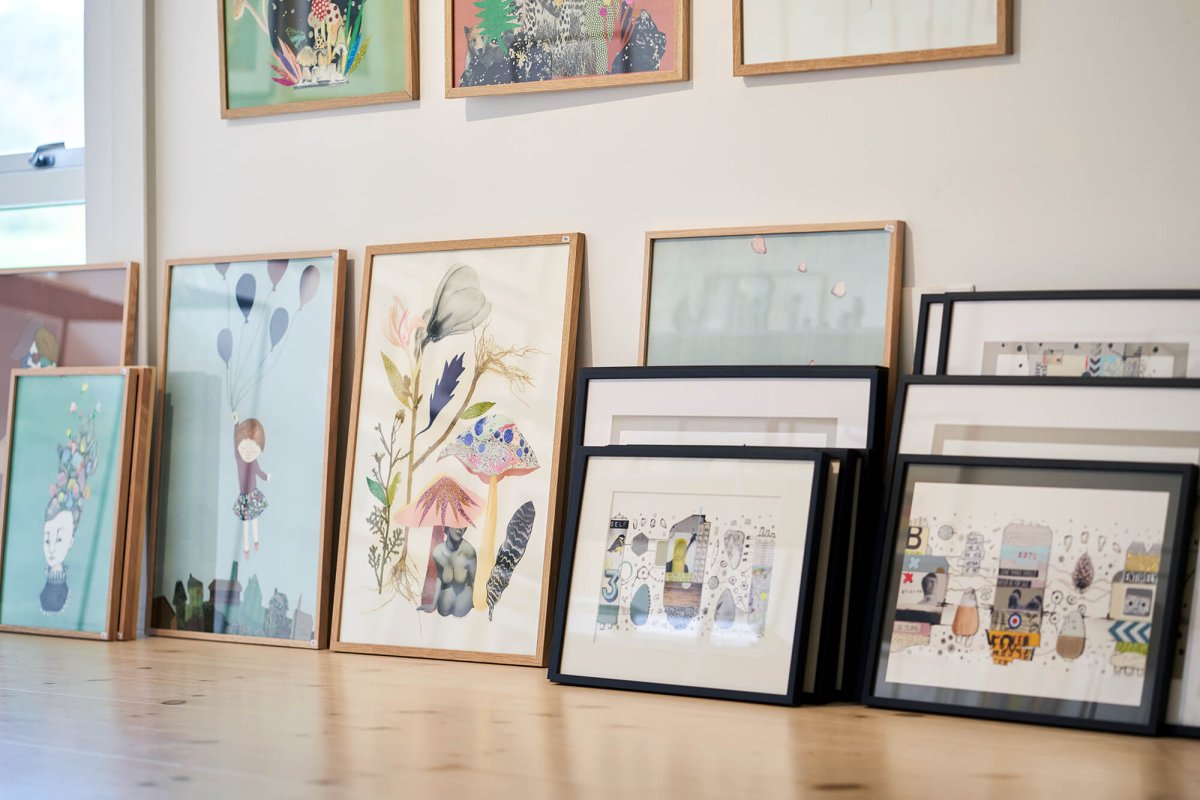 Sdan vlger du strrelse p maleri til stuen - Guide