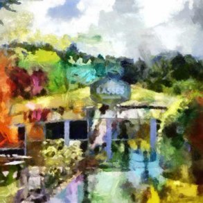 Rasses Plsebar Skanderborg  75x75cm