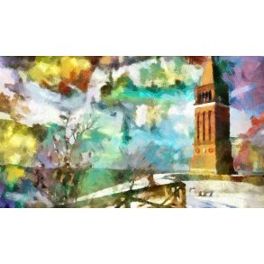 Himmelbjerget  75x130cm