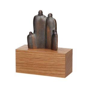 Familie  - bronzeskulptur Bernd Bergkemper