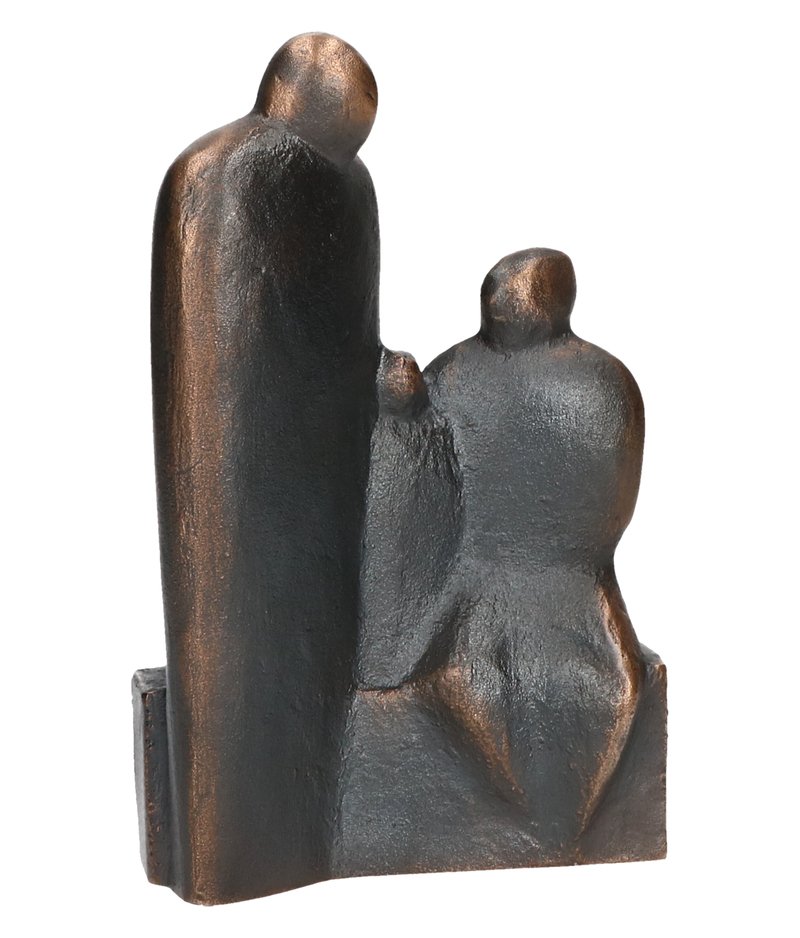 Familie - bronzeskulptur Bernd Bergkemper