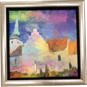 Skanderup Kirke Skanderborg, signeret og nummereret i 20 eks