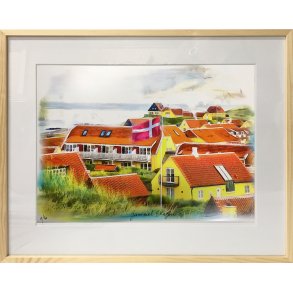 Gammelskagen, kunsttryk 40x50cm signeret og nummereret i 30
