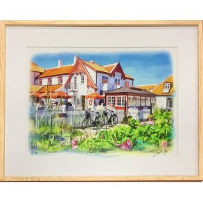 Ruths Hotel, kunsttryk 40x50cm signeret og nummereret i 30