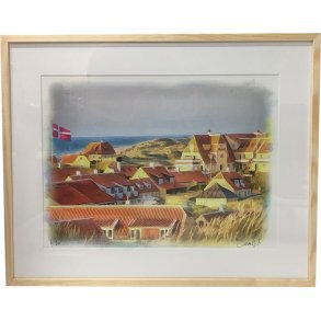 Gammelskagen II, kunsttryk 40x50cm signeret og nummereret i