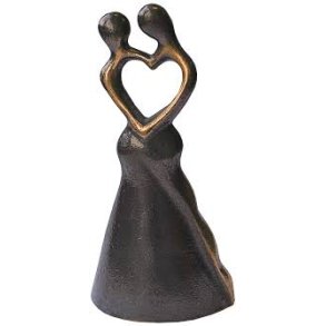 Krlighed - bronzeskulptur af Kerstin Stark