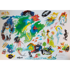 Kurt Westergaard, Den Lille Havfrue, Kunsttryk i 350 eksemplarer