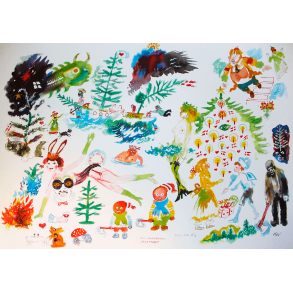 Kurt Westergaard, Grantret, Kunsttryk i 350 eksemplarer