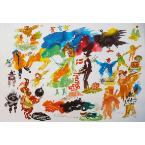 Kurt Westergaard, Hyrdinden og Skorstensfejren, Kunsttryk i 350 eksemplarer