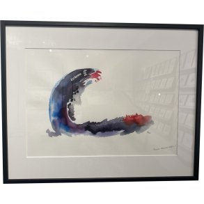 Kurt Westergaard, akvarel