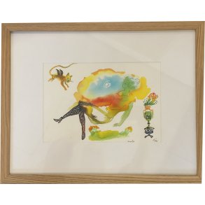 Kurt Westergaard, akvarel 38x48cm