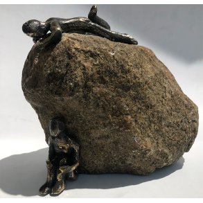 Bronceskulptur af Lisbeth Gundersen