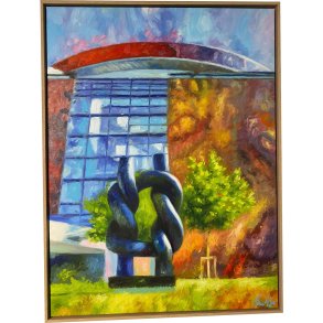 Aros, oliemaleri 60x80cm af Sarah H�i