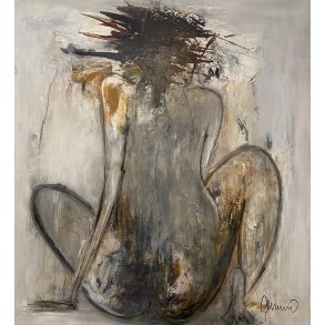 Susanne Gemmer maleri 110x100cm