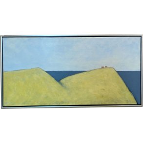 Claus Br�ndum maleri 50x100cm