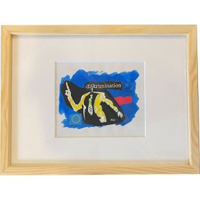 Kurt Westergaard, 18x24cm mixed media