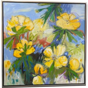 Hanne S�rensen, natur maleri 80x80cm