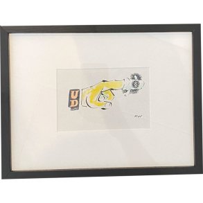 Kurt Westergaard - unika kronik 18x24cm