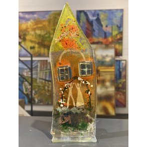 Glasstage til fyrfadslys af Azra Junuzovic