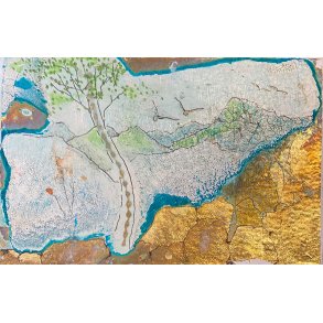 Maleri af Anne-Mette Lehrskov 12x18cm