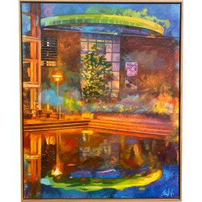 Aros, maleri 100x80cm af Sarah H�i