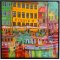 Nyhavn 17 100x100cm maleri Sarah Hi