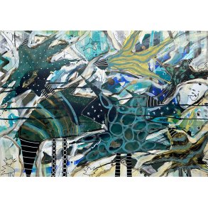 Trine Birkenfeldt maleri 105x150cm