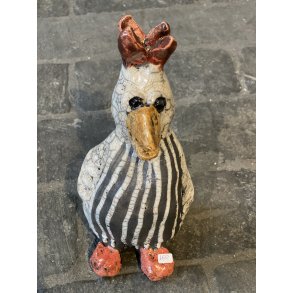 Dorit Knudsen Hne i rakubrndt keramik