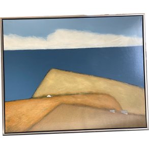 Claus Br�ndum L�nstrup-maleri 80x100cm