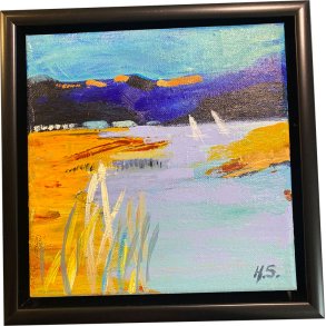 Hanne S�rensen, natur maleri 20x20cm