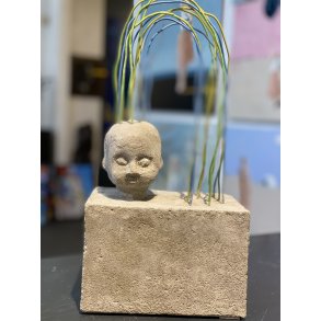 Skulptur Karen Sennefelder, hjde 35cm