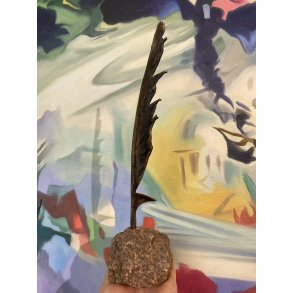 Aftalen, bronzeskulptur af Lisbeth Gunders