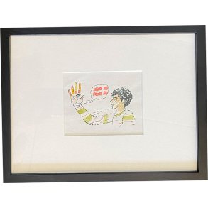 Kurt Westergaard - unika kronik 18x24cm