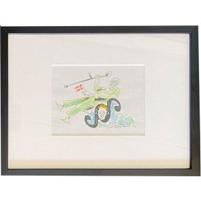 Kurt Westergaard - unika kronik 18x24cm