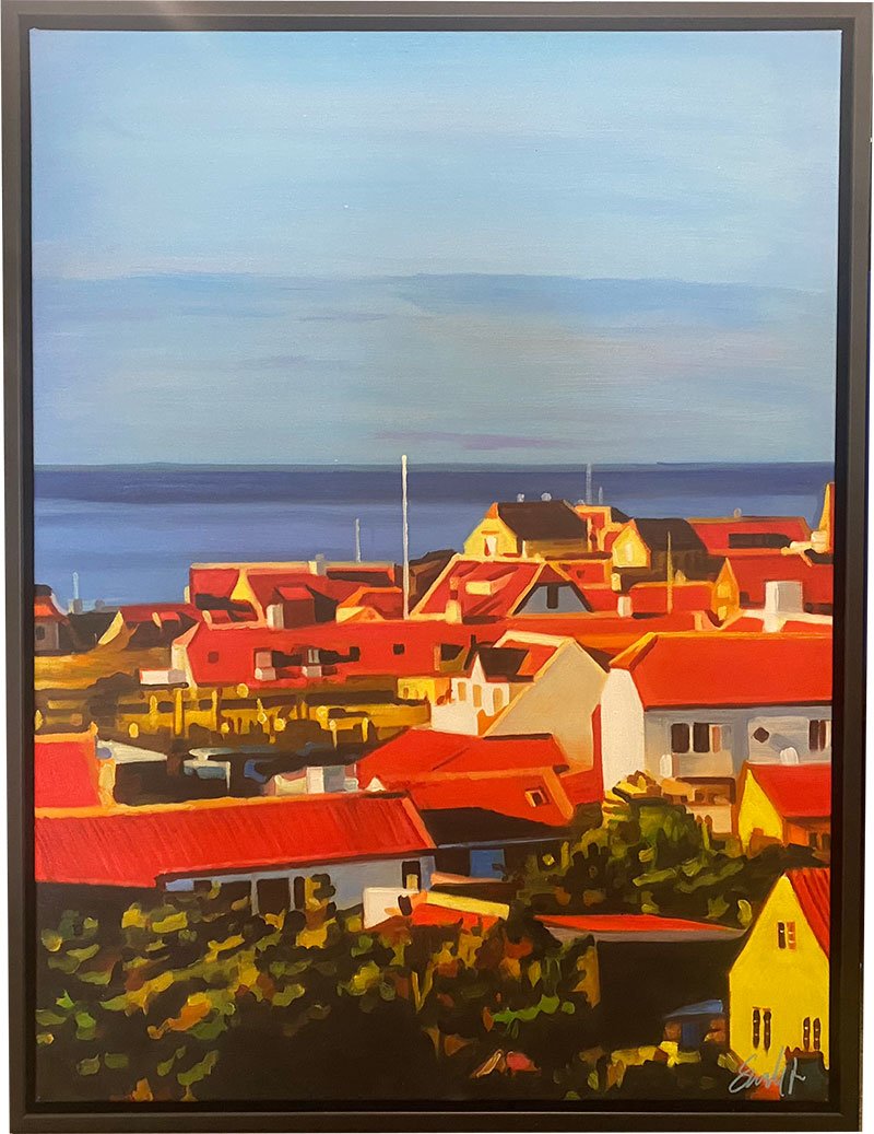 Sommer i Skagen 60x80cm Oliemaleri Sarah Hi