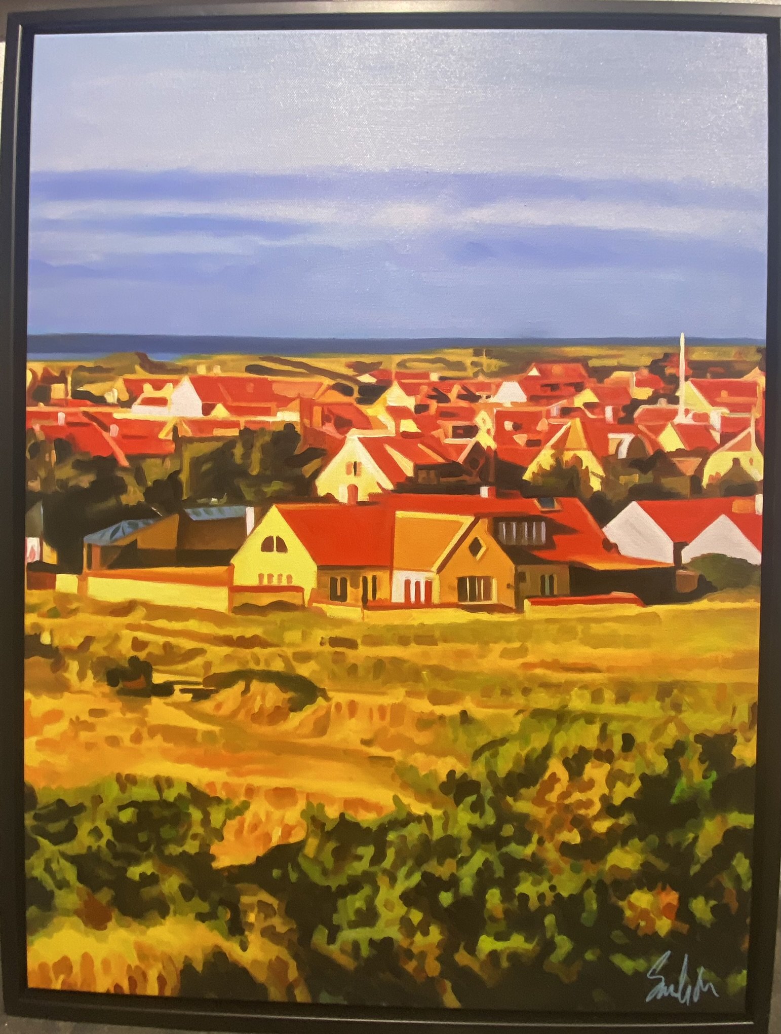 Sommer i Skagen 60x80cm Oliemaleri Sarah Hi