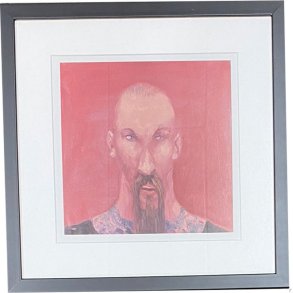 Fools - indrammet plakat af Michael Kvium 37x37cm.