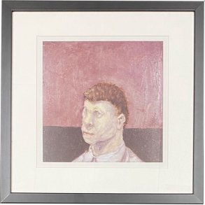 Fools - indrammet plakat af Michael Kvium 37x37cm.