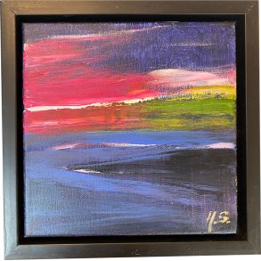 Hanne S�rensen, natur maleri 20x20cm