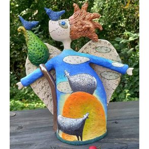 Dangira keramik skulptur