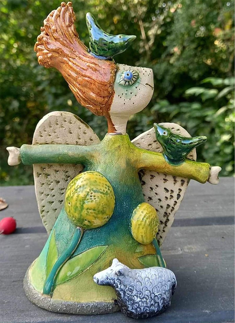 Dangira keramik skulptur