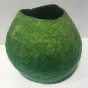 Unika filket krukke af Kirstin Damgaard