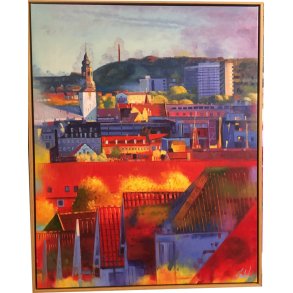 Aalborg 80x100cm af Sarah Hi