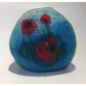 Unika filket krukke af Kirstin Damgaard