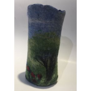 Unika filket Vase af Kirstin Damgaard