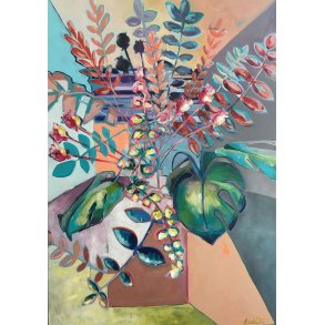 Hanne Ernst, forr, maleri 70x100cm