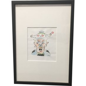 Kurt Westergaard - unika kronik 21x30cm