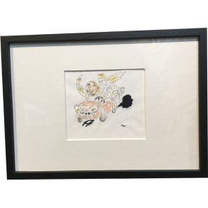 Kurt Westergaard - unika kronik 21x30cm