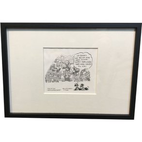 Kurt Westergaard - unika kronik 21x30cm