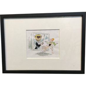 Kurt Westergaard - unika kronik 18x24cm